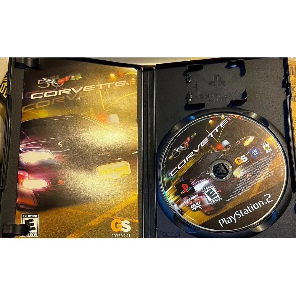 Corvette PlayStation 2 PS2 Game 50th Anniversary Racing Global Star‎ SLUS-20858